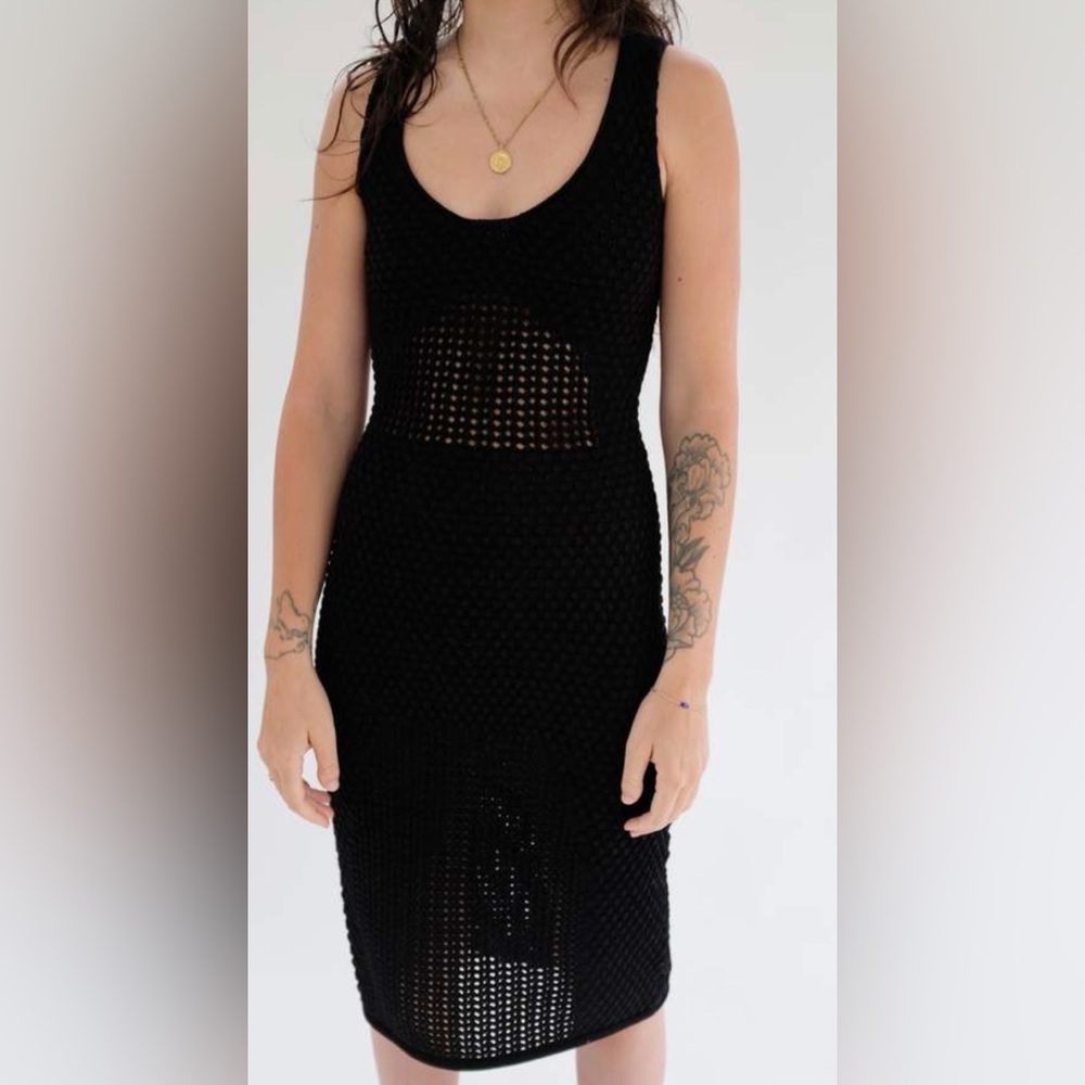 Beklina Black Knit Dress